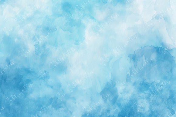 Calm Your Canvas: The Power of Abstract Blue Watercolor Backgrounds