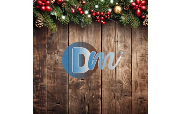 Christmas Wooden Digital Paper 6: Instant Download for Designers