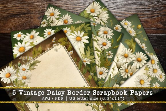 Crafting with Character: The Vintage Daisy Border Collection