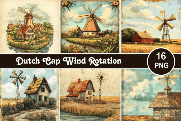 Dutch Cap Wind Rotation: A Dynamic Premium Font for Bold Branding