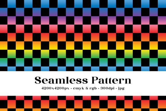 Maximizing Your Design Assets: The Rainbow Ombre & Black Checkered Pattern