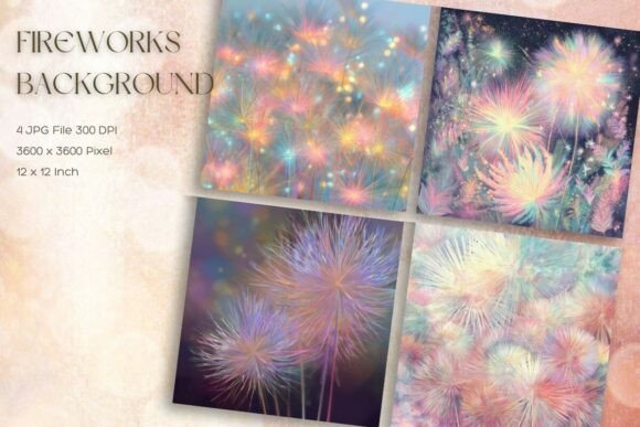 New Year Fireworks Background Wallpaper: A Digital Design Essential