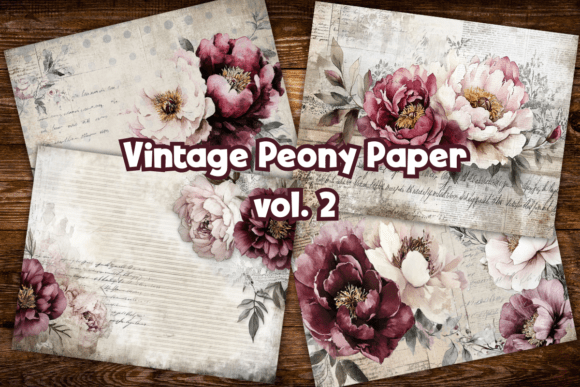 Peony Flower Digital Scrapbook Paper: A Designer's Guide