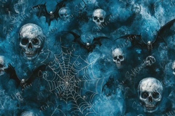 Skull and Bat Dark Art Background: A Designer's Guide