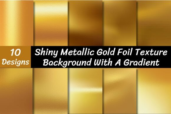 The Allure of Metallic Gold Foil Texture Background