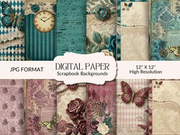 Timeless Elegance: Unlocking Projects with Victorian Scrapbook Paper