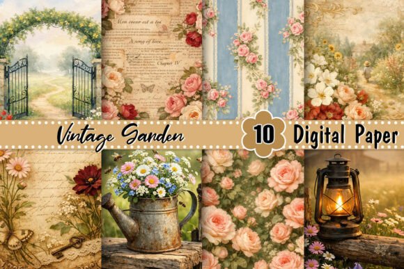 Vintage Garden Background: A Creative Toolkit for Timeless Design